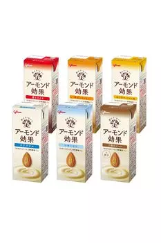 Glico Almond Effect 6 видов наборов миндальное молоко можно хранить при комнатной температуре 200 мл x 18 бутылок