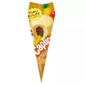 Glico Giant Caprico Apple & Pineapple 1 bottleFluffy texture Two types of chocolate provide fluff Fluffy texture Two types of chocolate provide fluffy 1