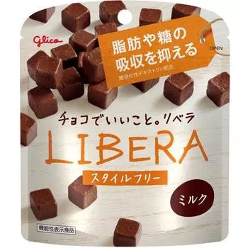 Glico LIBERA Milk 50 гШоколад без вкуса и запаха - Содержит неперевариваемые декстрины без вкуса и запаха 1