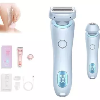 Glide Pro 3.0 Бритва женская, гладкое бритье Dusk Omikov Goddess Official Silk Babe On The Go Lady, синяя