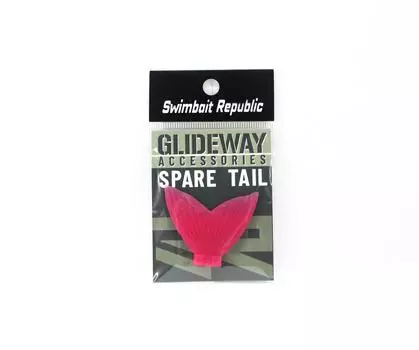 Glideway 176 Swimbait Spare Tail прозрачный красный (3326)