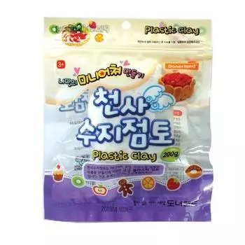 Глина Donnerland Angel, белая, 200г, корейские игрушки