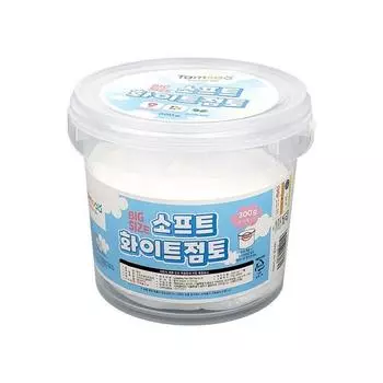 Глина Exploration Soft White 300г Белая, 1 шт., Корейские игрушки