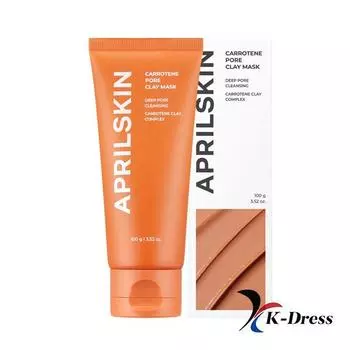 Глиняная маска Aprilskin Carrotine Pore 100г 1 PCS
