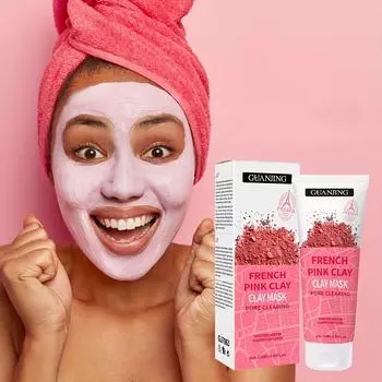 Глиняная маска для лица, грязевая 20 мл, грязевая маска, смываемая водой, увлажняющие и осветляющие средства по уходу за кожей 120ml