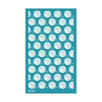 Глиняные трафареты в цветочном стиле, неклейкие трафареты для шелкографии, многоразовые сетчатые трафареты для переноса для изготовления сережек 1