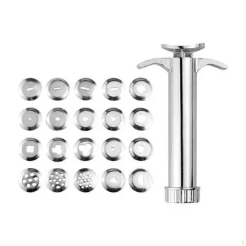 Глиняный экструдер Нержавеющая сталь Сделай сам Керамика Инструмент для выдавливания Сахарная паста для школы дома