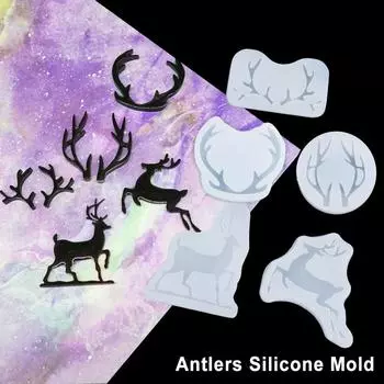 Глиняный инструмент, эпоксидная смола, сделай сам, ремесла, изготовление ювелирных изделий, рога, силиконовая форма, кулон, форма из смолы