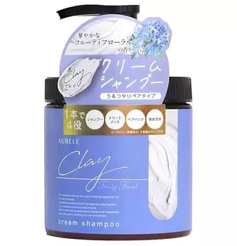 Глиняный крем-шампунь Экзосомы Фруктово-цветочный аромат 450 г Лечение Спа для головы Восстановление повреждений (1 бутылка)