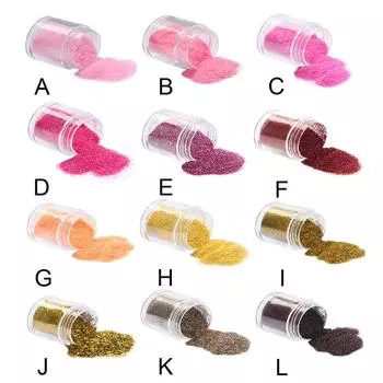 Блестящий порошок, хромированный пигмент, украшение для маникюра своими руками разноцветный