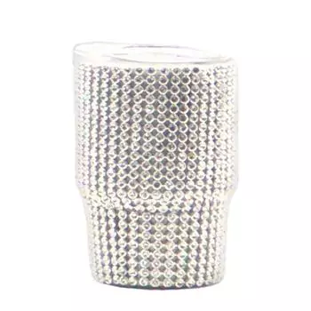 Glitter Shot Glass Small Glitter Cups Stylish Bling Small Cup Metal Drinking Cups Stainless Steel Double Wall Glitter Cup For золотой