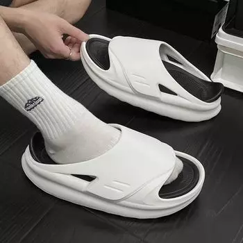 Global 2149538 мужская обувь простая и модная универсальная обувь с отверстиями, высококачественная толстая подошва, легкие тапочки для пары 36