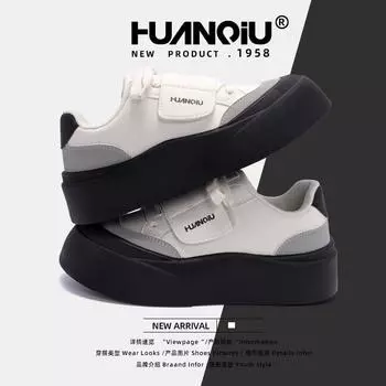 Global casual board shoes women s ZHQ68207 spring new genuine versatile women s shoes fashion explosion white shoes women 35