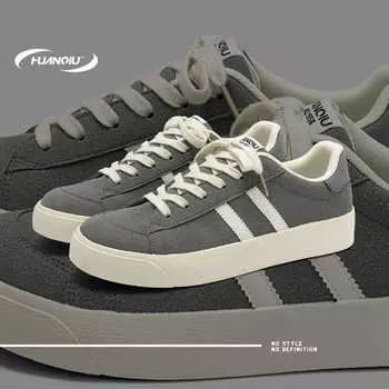 Global Dexun shoes men s autumn men s shoes trendy versatile sports and leisure shoes men s thick baseplate shoes ZHQ-XA265 39 серый