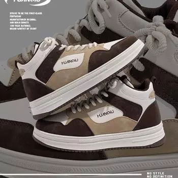 Global men s shoes trend versatile high-top board shoes men s new fashion casual platform sports shoes ZHQ1191 39