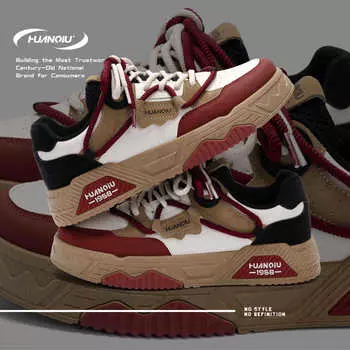 Global men s shoes versatile casual platform bread shoes ZHQ1208 trendy retro low-top board shoes popular sports shoes 39