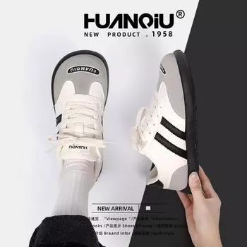 Глобальная обувь для кампуса, женская, весна 2025, новинка, немецкая тренировочная женская обувь, универсальная, легкая, повседневная обувь для студентов ZHQ68179 35