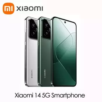 Глобальная версия мобильного телефона Xiaomi Mi 14 5G, 12 ГБ + 256/512 ГБ, смартфон Snapdragon 8 Gen 3