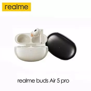 Глобальная версия Realme Buds Air 5 Pro TWS Наушники 50 дБ с активным шумоподавлением Bluetooth 5,3 Беспроводные наушники HiFi