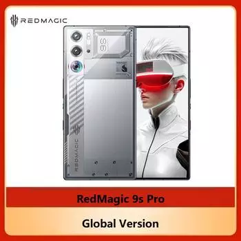 Глобальная версия RedMagic 9s Pro 5G игровой телефон 6.8 Snapdragon 8 Gen3 флагманская версия 6500 мАч 80 Вт зарядка 50 Мп NFC 12G 256G чёрный