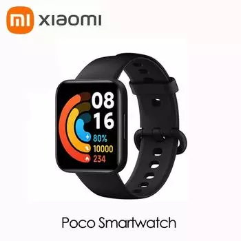 Глобальная версия умных часов POCO Watch с 1,6-дюймовым AMOLED-дисплеем