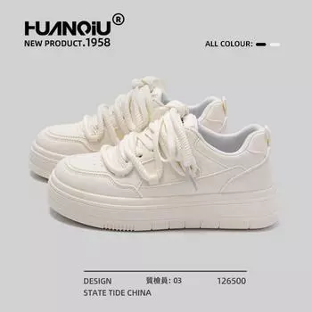 Глобально универсальные маленькие белые туфли женские новые весенние повседневные белые туфли модные популярные туфли для детей ZHQ3381-1 35 белый