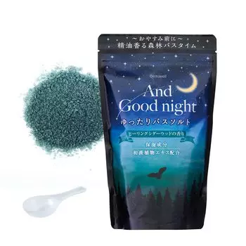 Глобальное планирование продукции Beauwell And Good Night Relaxing Bath Salt Healing Cedarwood 560g Емкость приблизительно 14 раз и Good Night Bath (большой
