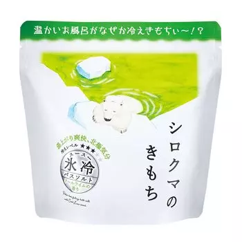 Глобальное планирование продукта Kimochi Ice Cold Bath Salt L Polar Bear No Kimochi Cool Lime 300 г охлаждающее ощущение и прохладный лайм около 6 порций ванны (мягкий
