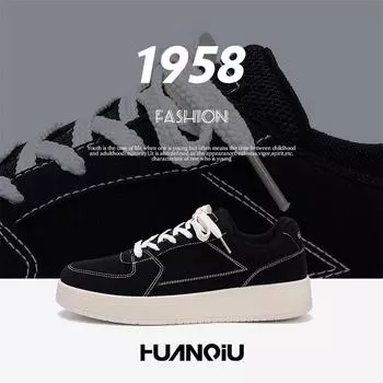 Глобальные черные туфли для доски мужские ZHQ5727 новые весенние мужские туфли тренд универсальные мужские туфли на платформе увеличивающие рост повседневные туфли 39 чёрный