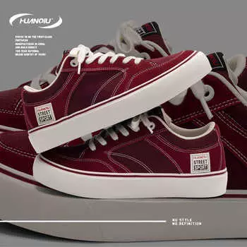 Глобальные парусиновые туфли повседневные низкие весенние новые ретро-туфли для серфинга красные туфли мужские модные брендовые ZHQ-XA222 39