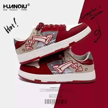 Global popular niche board shoes men s ZHQ5678 spring new heightening men s shoes thick-soled non-slip trendy sports shoes 39