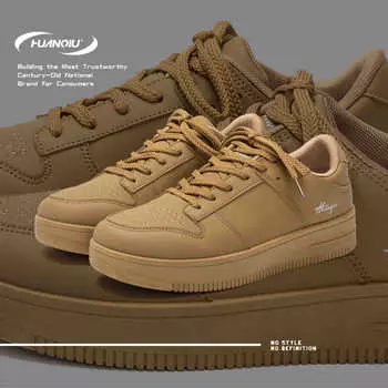 Global retro casual board shoes spring explosion versatile trend sports shoes platform low top men s shoes ZHQ5672 39 коричневый