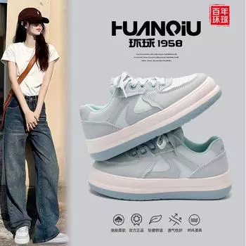 Global thick-soled heightening little white shoes women s ZHQ3388 design sense niche 2025 spring new casual board shoes 35