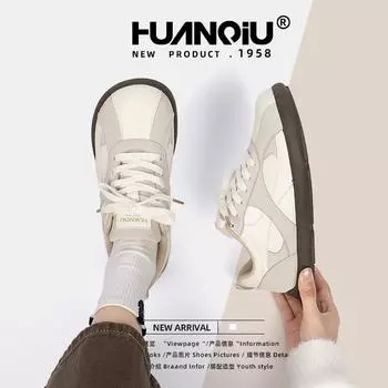 Global wind wave grain board shoes women s 2025 spring new comfortable wear-resistant versatile breathable sports shoes ZHQ68178 35