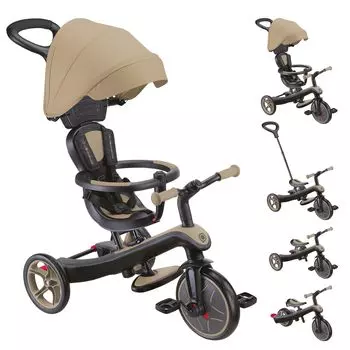 GLOBBER Explorer Trike 4in1 коляска песочная WLGB634231