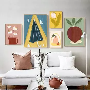 Глобус картина маслом цветы и фрукты настенная живопись холст картины плакаты на скандинавскую тему и принты настенные панно для декора гостиной 21cm30cm NoFrame