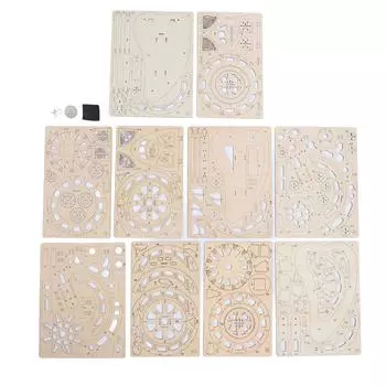 Глобус Пазл 3D Модель Тополь Древесина Образовательная 3D Деревянная головоломка Игрушка для дома и школы