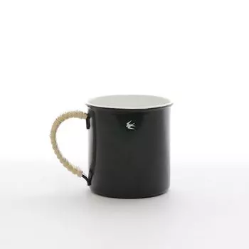 GLOCAL STANDARD PRODUCTS Кружка TSUBAME RATTAN размер Ласточка Кофейная ротанговая кружка Черная ММ/ЧЕРНАЯ чёрный