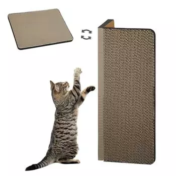 GLOLIT Когтеточка для кошек Когтеточка для кошек Инновационная когтеточка для кошек для стен и простая в установке когтеточка для четырех мебельная когтеточка палка для коричневый