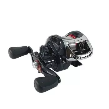 Катушка для ловли рыбы Glory Fish Cast Beat 100 красная с нитью No. 3-100м