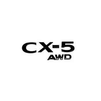 Gloss Black New CX-5+AWD (KF/Late New Model) Car Name Emblem