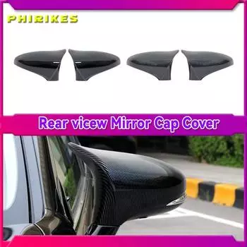 Glossy Black/Carbon Look Car Side Door Rearview Mirror Cover For LEXUS IS ES GS LS CT RC F-Sport IS200 2014-2020 Mirror Caps