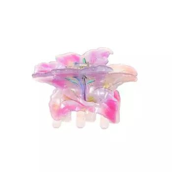Glossy Flower Hair Clip lovely hair Claw Daily wear Hair Accessories For Women Girl