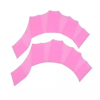 Gloves Webbed Silicone Swimming Training Equipment Pink Blue Yellow Gear Swim S