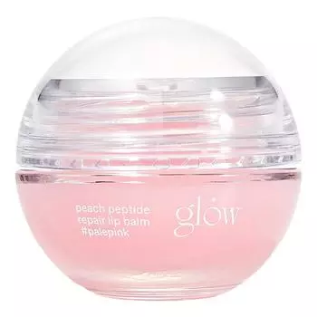 glow Бальзам для губ Peach Peptide, нежно-розовый, с ароматом грейпфрута, 8 г, 1 шт.