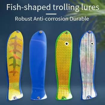 Glow Diving Flash Board Reflective Salmon Fishing Flashers Flasher Fly Trolling Lure Salmon 25cm-style 2