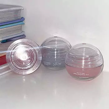 GLOW Peach Peptide Repair Бальзам для губ, Увлажняющий, Макияж, Kbeauty, Корейская косметика, пробник #IceBlue