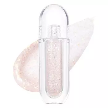 glow Shattered Glass Glitter liquid glitter eyeshadow that shimmers like shattered glass from every #1979 Hypoallergenic, vegan-friendly, angle, 2.8g