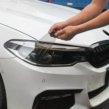 Глянцевая автомобильная световая пленка, черная ПВХ-наклейка, тонировка задних фар, 1 шт., практичные стоп-сигналы CHINA