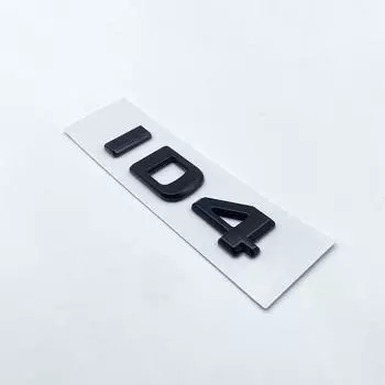 Глянцевая черная эмблема с буквами и цифрами ID4 ID6 GTX для Volkswagen, эмблема на задней двери, наклейка с буквами, багажник автомобиля, задний логотип glossy black ID4